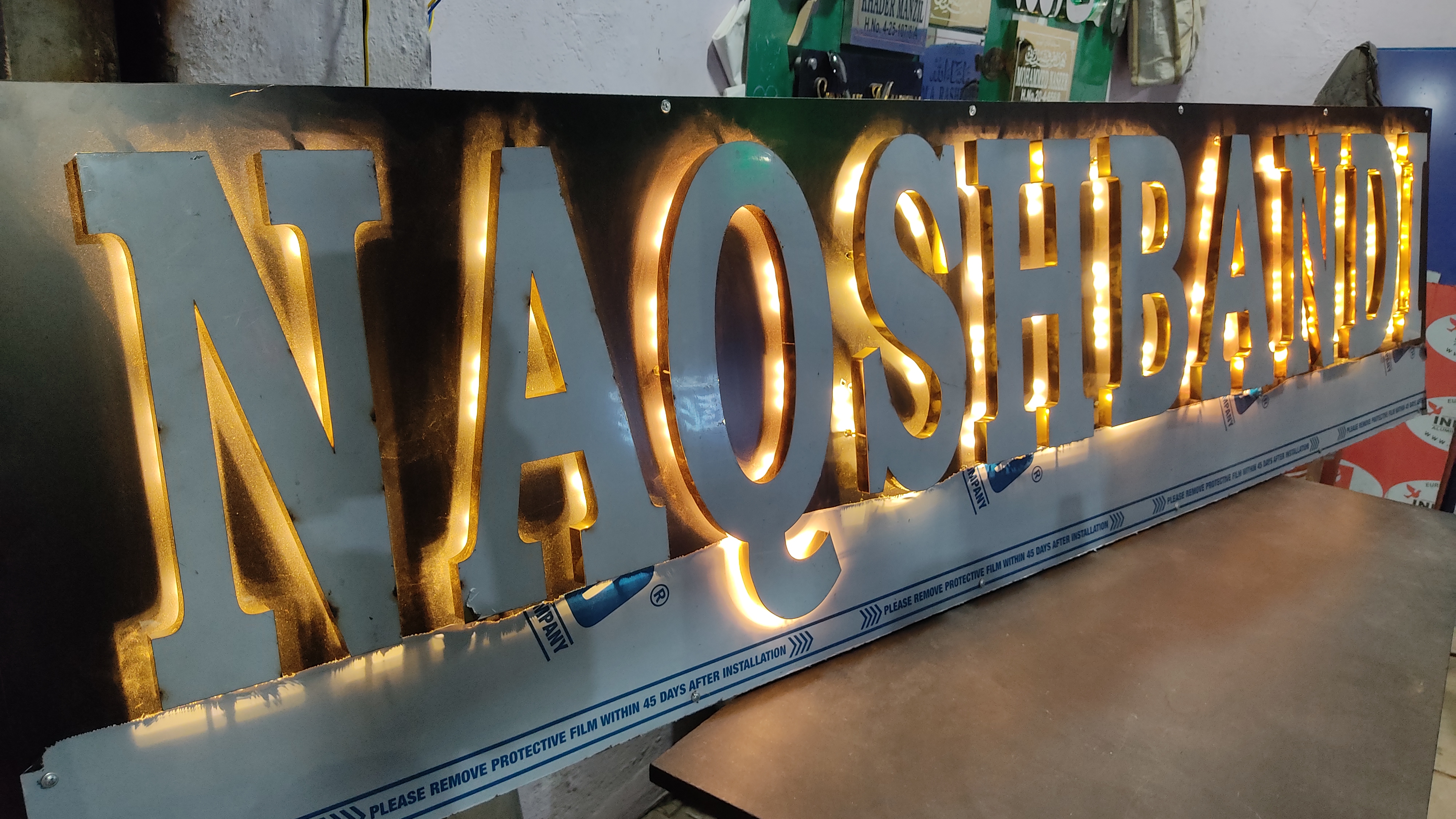 Industrial signage and LED letters