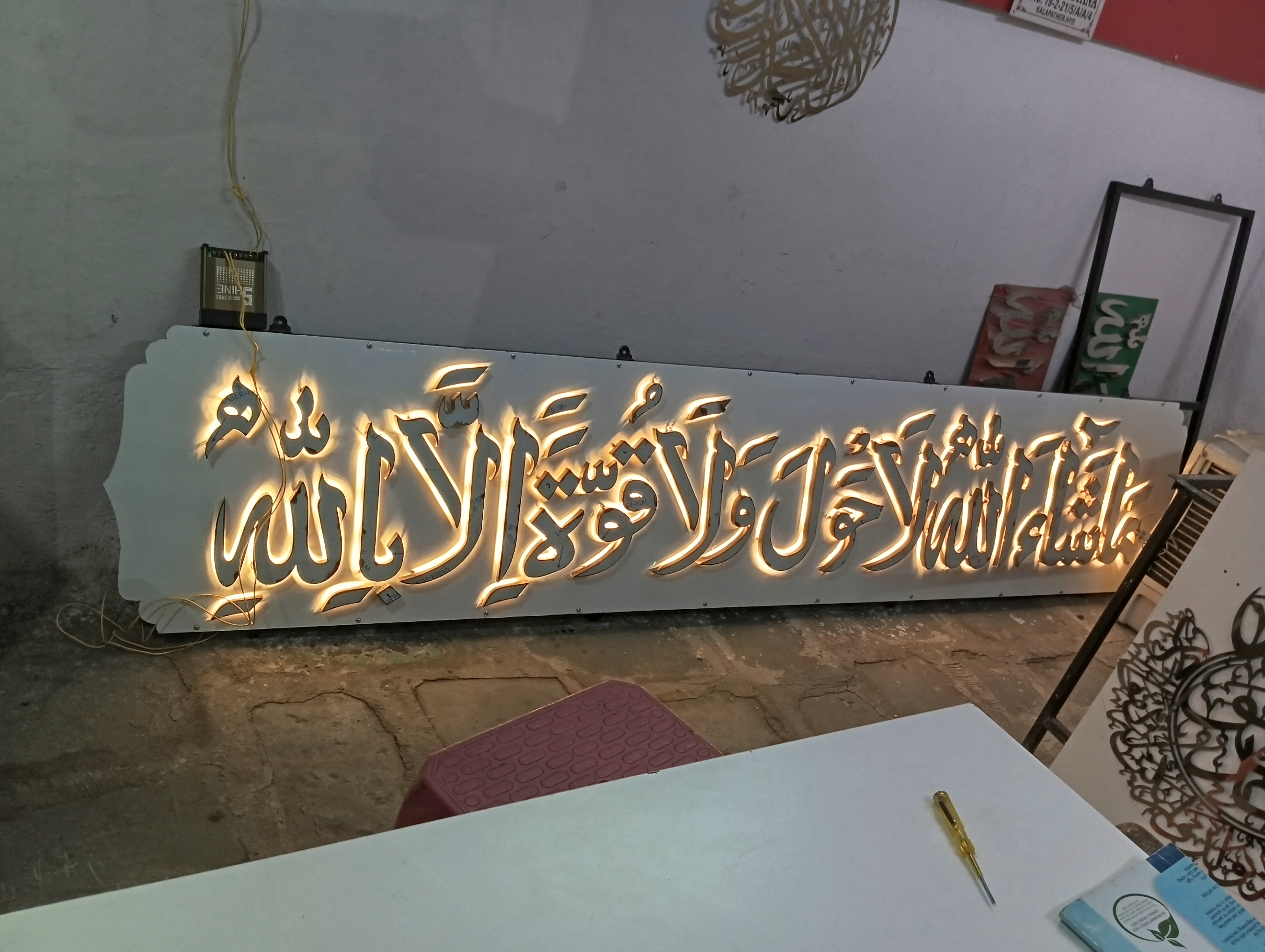 Industrial signage and LED letters