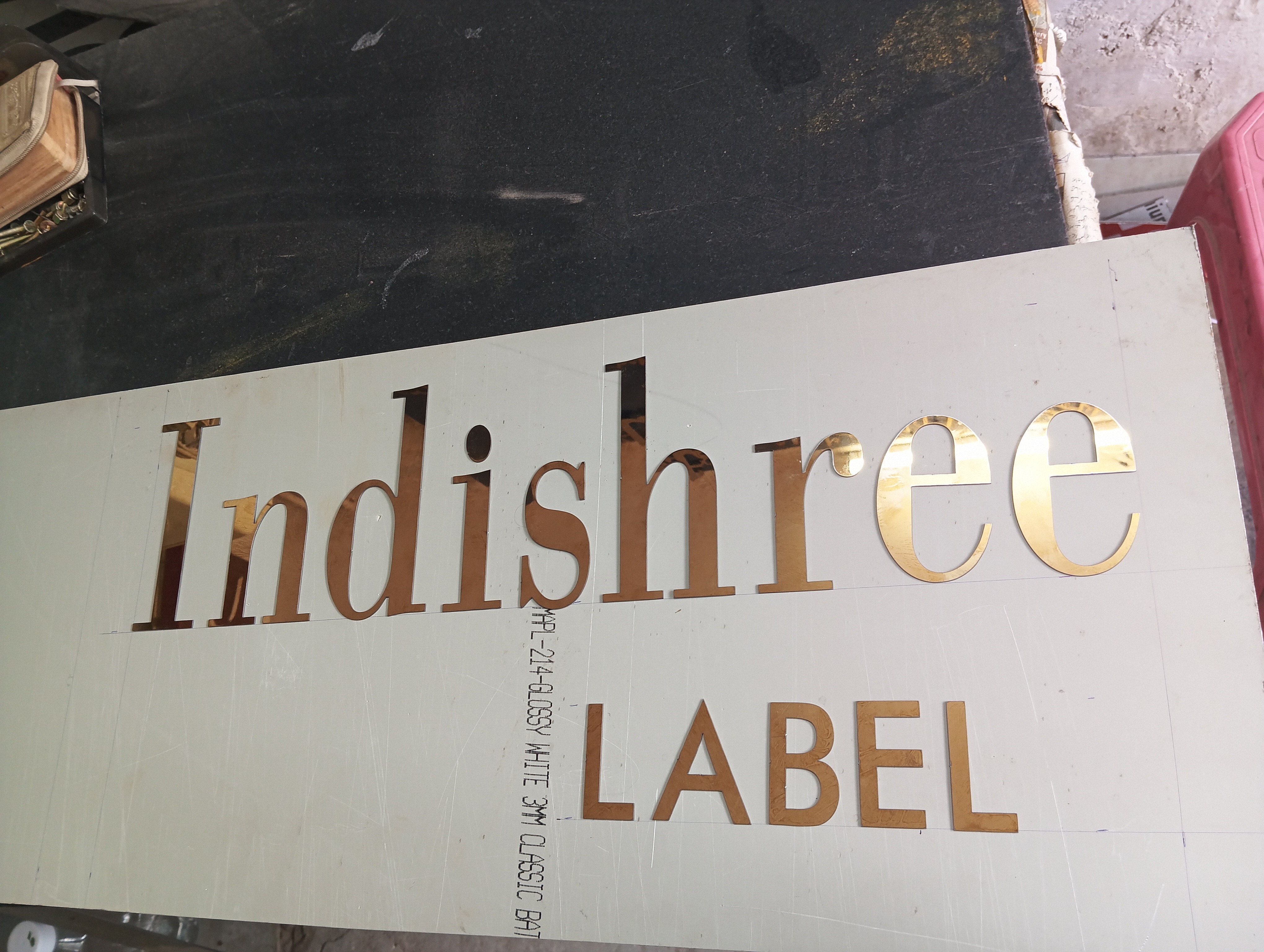 3D stainless steel letters signage