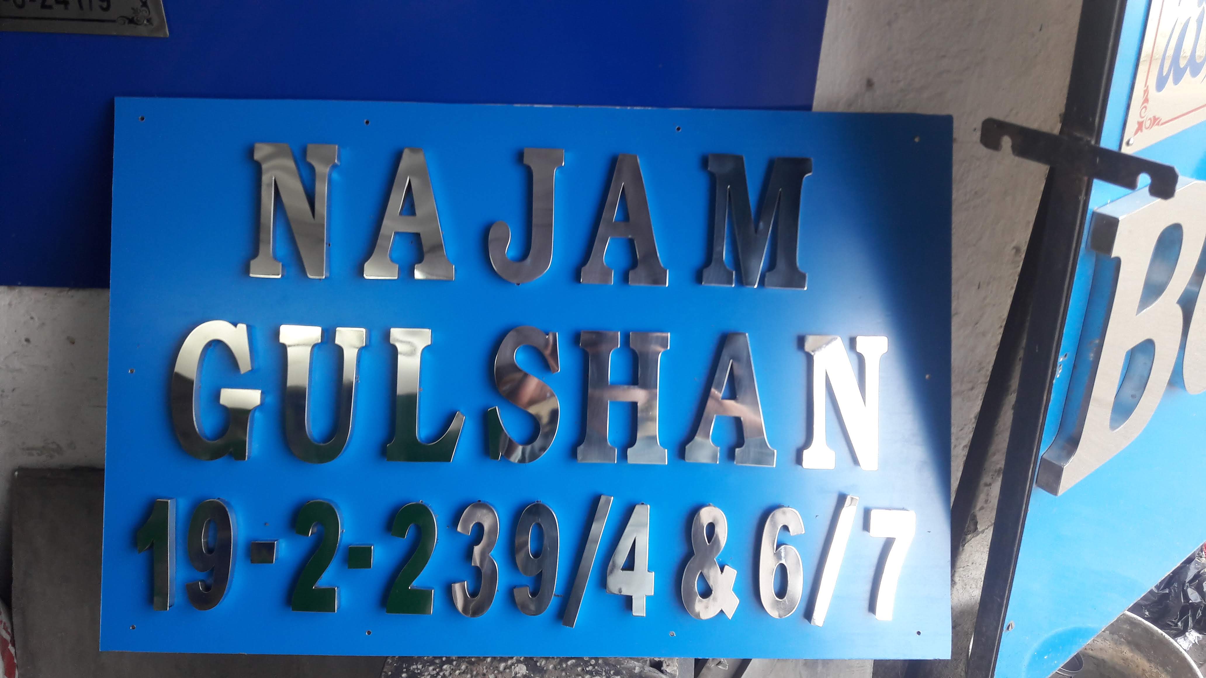 3D stainless steel letters signage