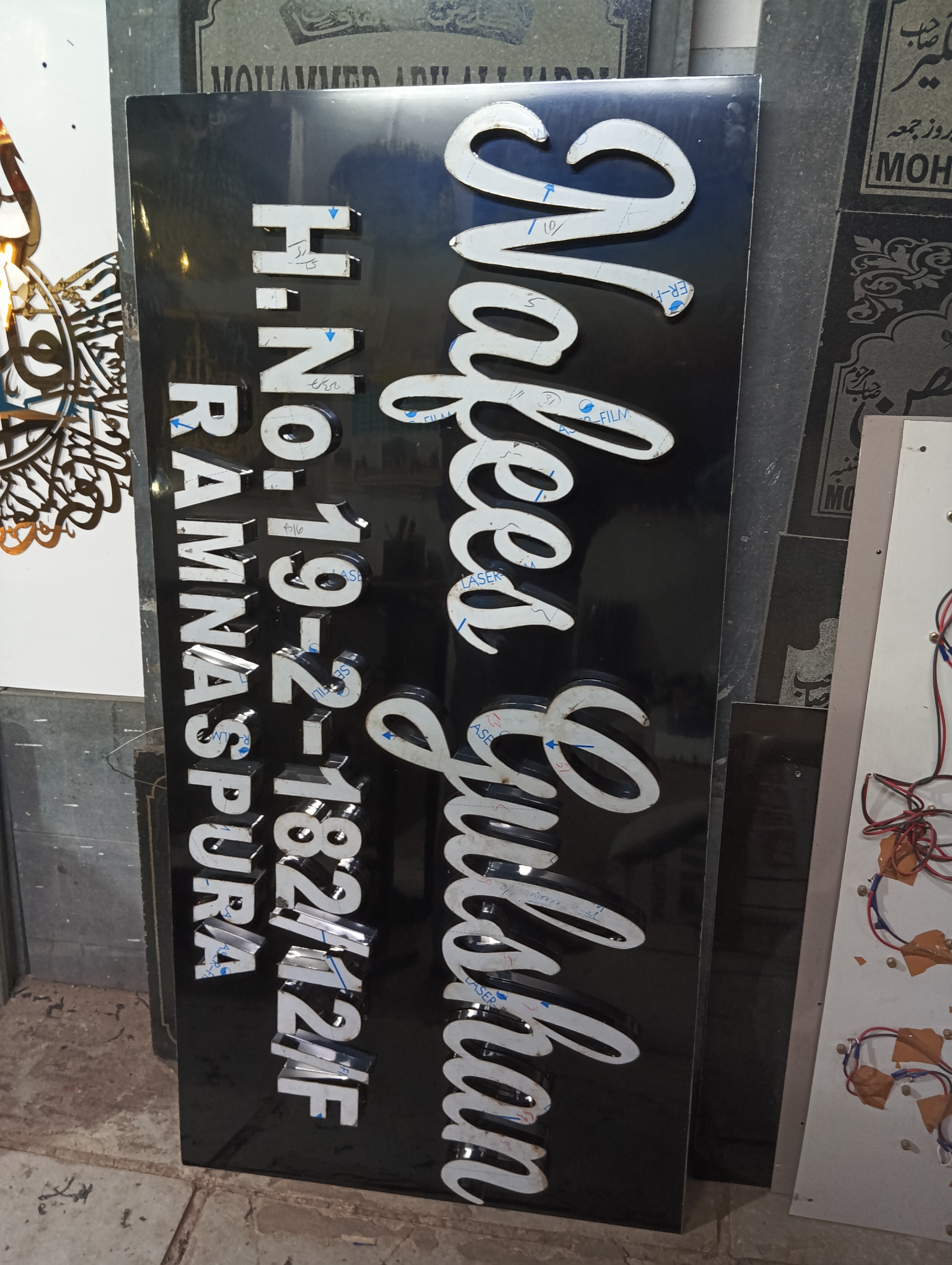 3D stainless steel letters signage