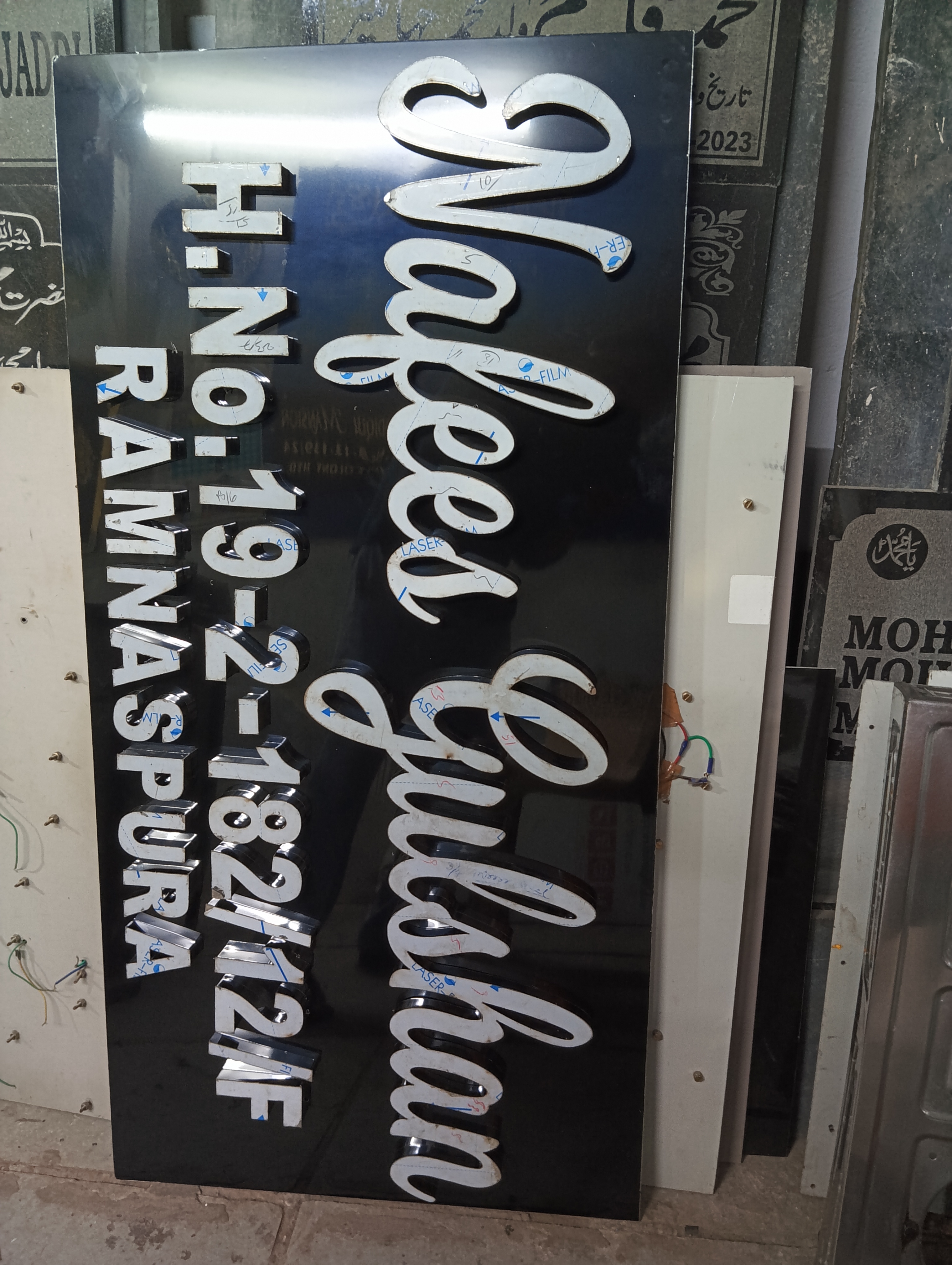 3D stainless steel letters signage