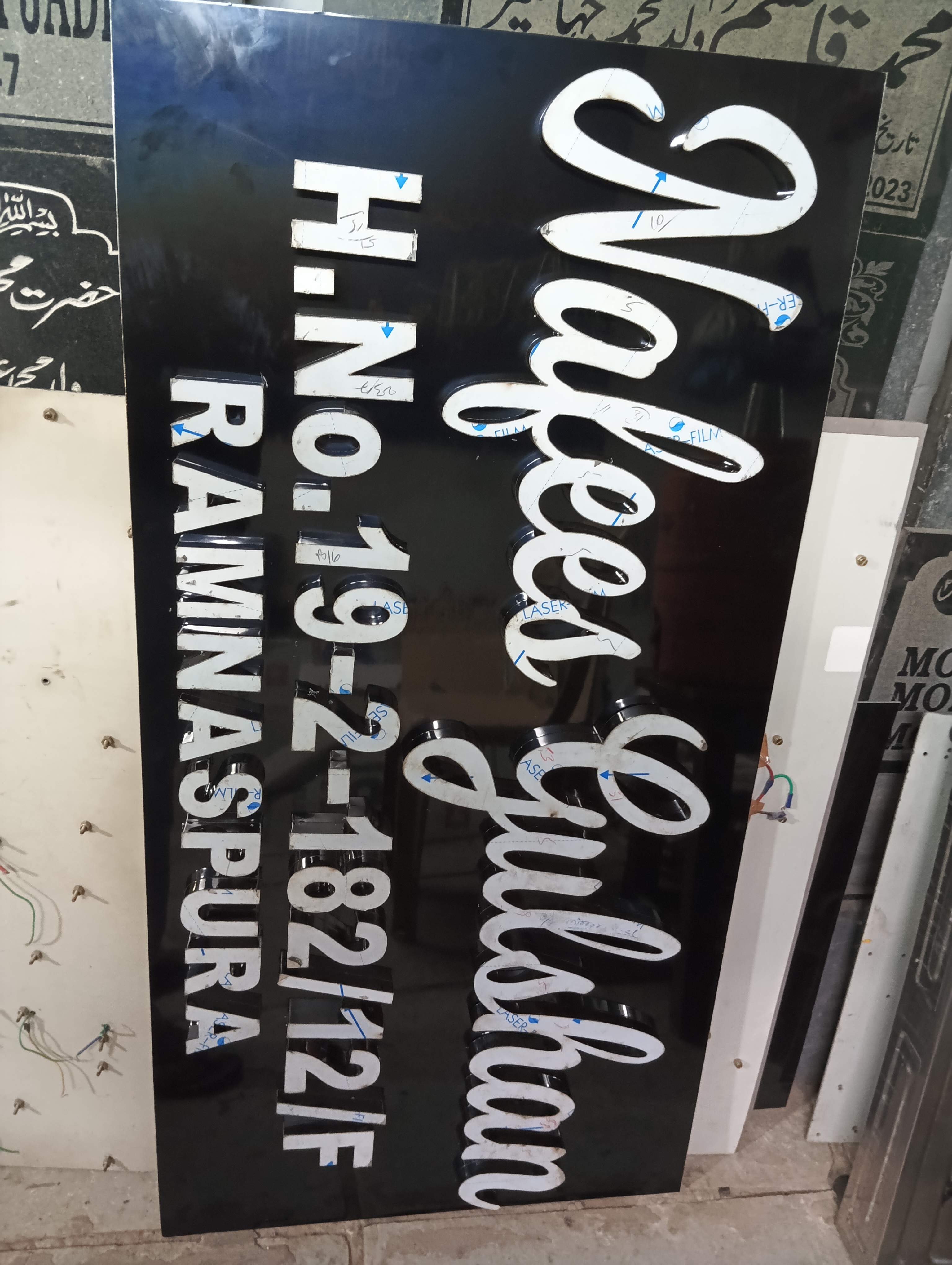 3D stainless steel letters signage