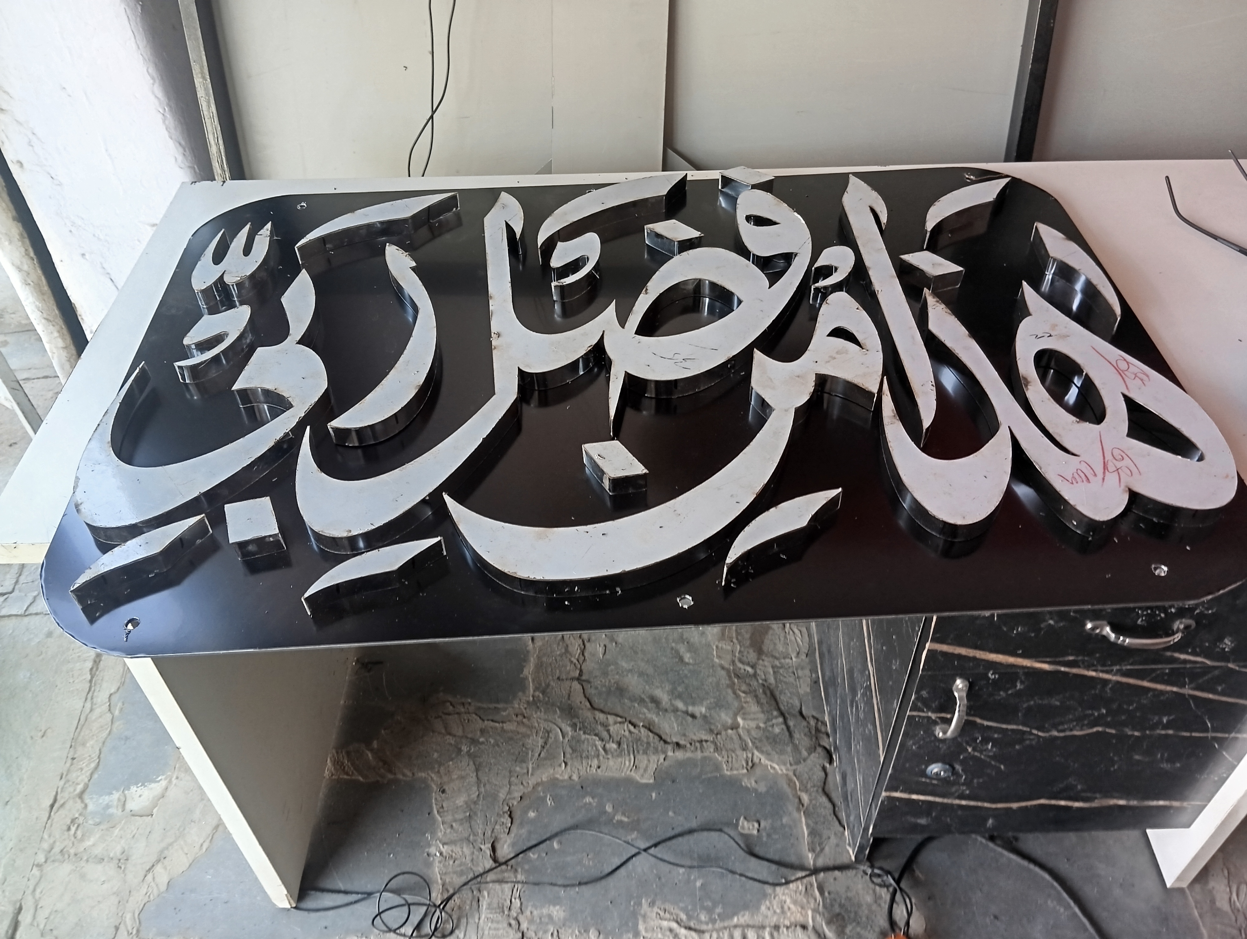 3D stainless steel letters signage