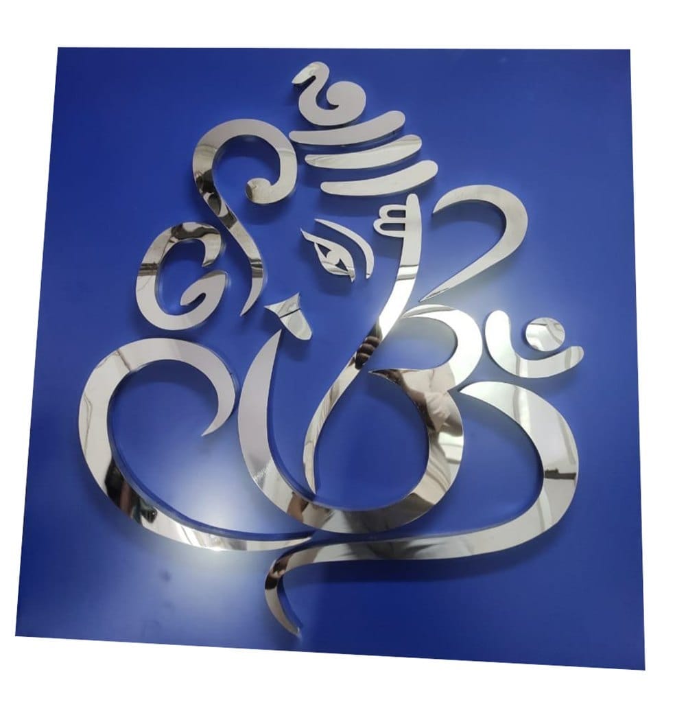 Stainless steel letters for Ganesh signage
