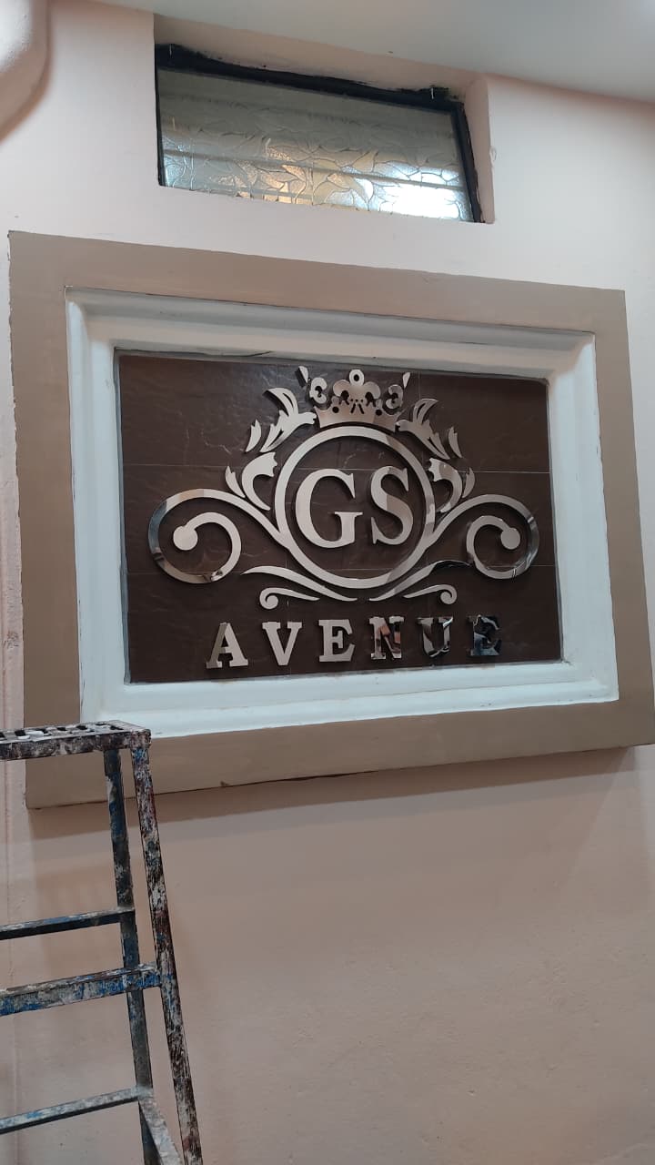 steel Letters signage work